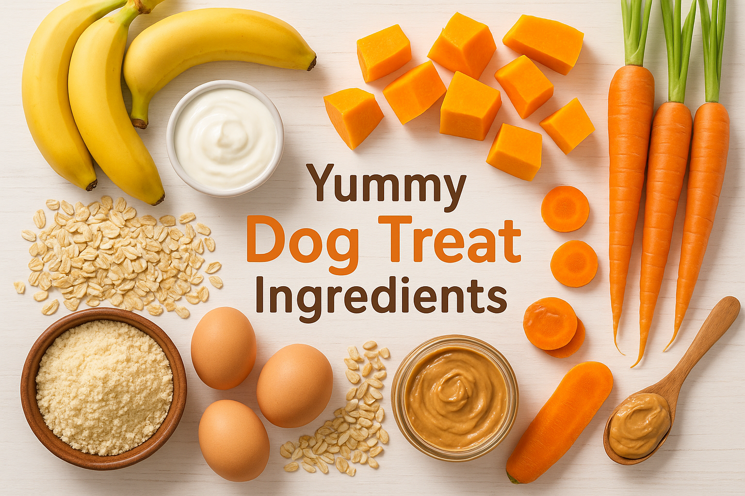 Wholesome Ingredients for Dog Cakes and Treats