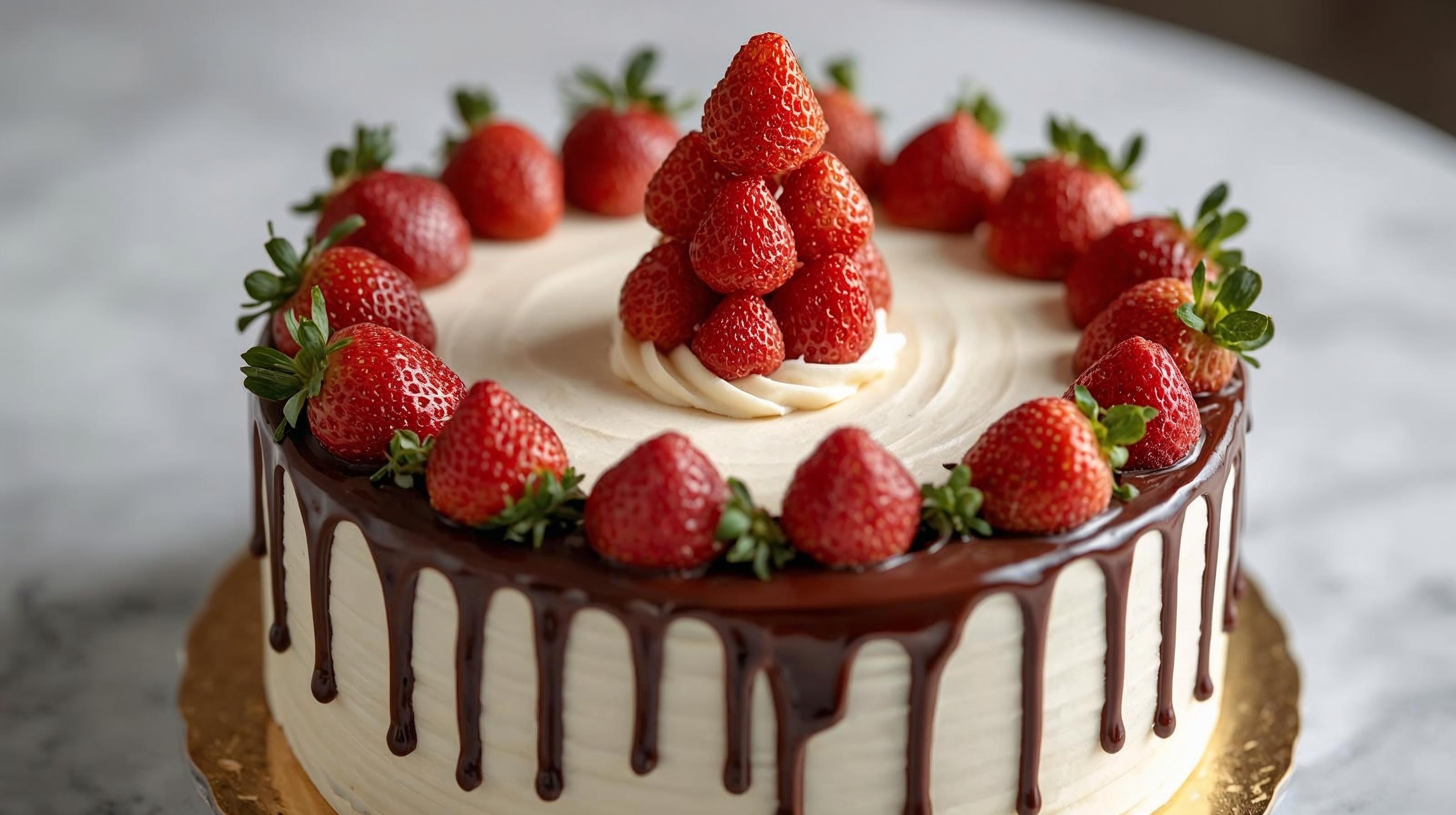 Best Dog Cake Treat - Dog Strawberry Christmas Cake