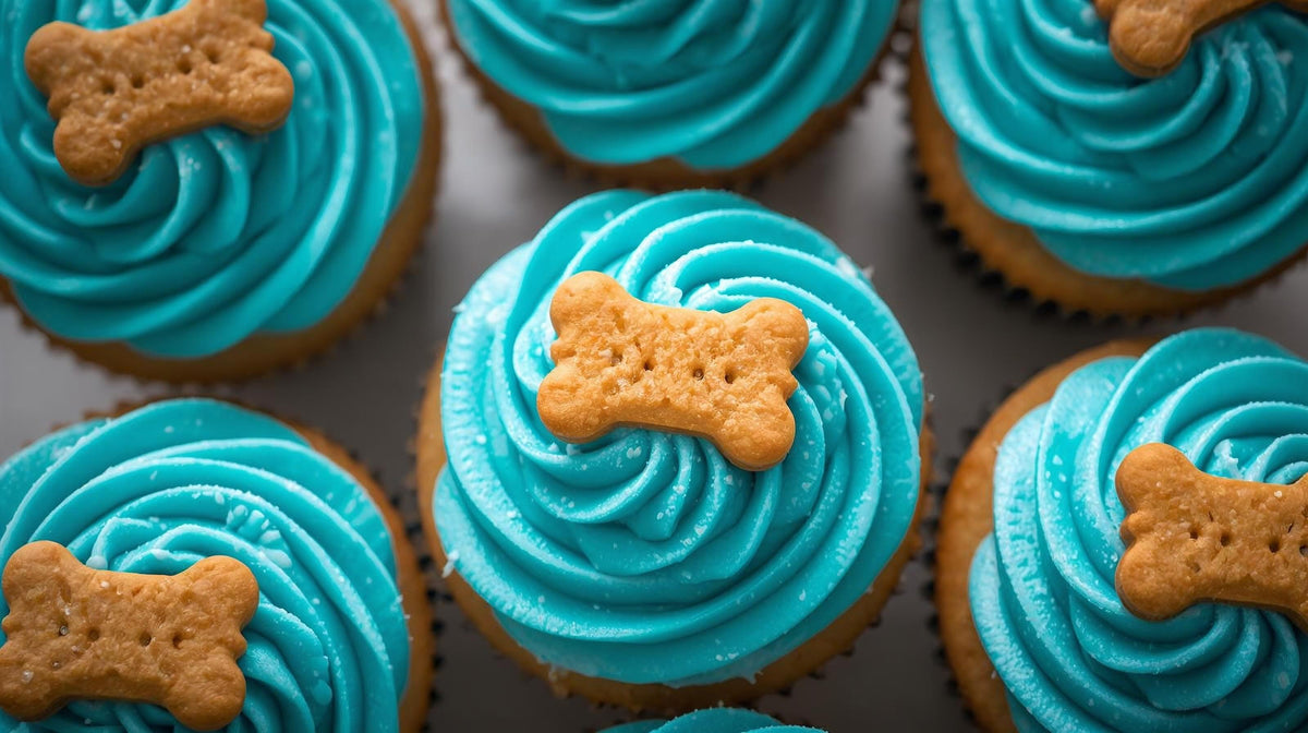 Best Dog Cake Treat - Blue Bone Dog Cupcakes